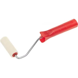 Мини-валик ЗУБР "ЭКСПЕРТ" "ВЕЛЮР", 100% шерсть, ворс 4мм, ручка 6мм, d=15/70мм 03536-07