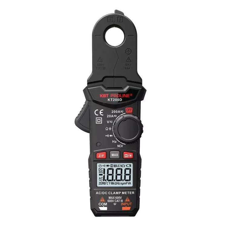 Токоизмерительные клещи КВТ КТ 200D с True RMS (101563) купить в Урае