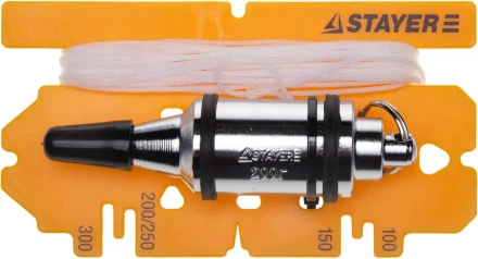Отвес STAYER &quot;PROFI&quot; строительный со шнуром, с противоударным ободком, 300 г 06352-30 купить в Урае