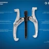 ЗУБР внешний d 40 - 340 мм, внутренний d 40 - 270 мм, шарнирный трехзахватный съемник с удлиненными захватами, Профессионал (43319-275) купить в Урае