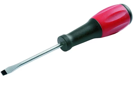 Отвертка ЗУБР &quot;МАСТЕР&quot;, хром-ванадиевая сталь, эргономичная двухкомпонентная рукоятка, SL 3,2х75мм 25231-03-07 купить в Урае