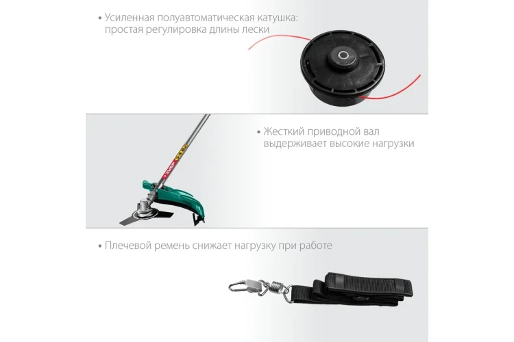 ЗУБР 1700 Вт, ш/с 42 см, сетевой триммер (КСВ-42-1700) купить в Урае