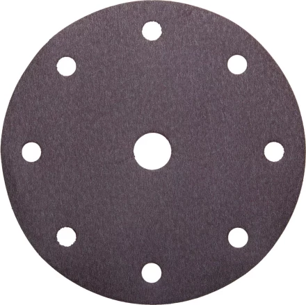 Круг шлифовальный URAGAN &quot;Универсальный водостойкий с покрытием стеарата цинка&quot; на липучке, 9 отв., P240, 150мм, 50шт 907-44114-240-50 купить в Урае