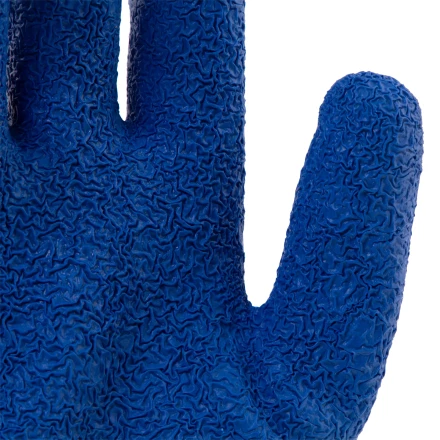 Перчатки трикотажные, полиэфирные, латексное рельефное покрытие, размер 9// Сибртех 677525 купить в Урае