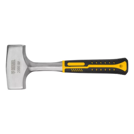 Кувалда 2 кг, цельнометаллическая, двухкомпонентная рукоятка Denzel 11013 купить в Урае