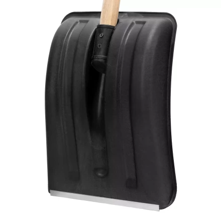 Лопата для уборки снега полипропиленовая Sparta, 275х365х870 мм, деревянный черенок, Россия 61653 купить в Урае