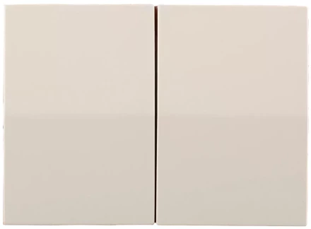 Выключатель СВЕТОЗАР &quot;ЭФФЕКТ&quot; двухклавишный, без вставки и рамки, цвет бежевый, 10A/~250B SV-54434-B купить в Урае