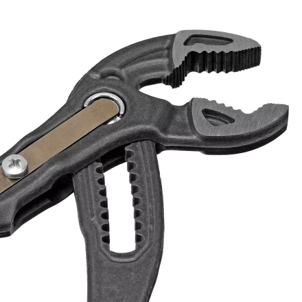 Клещи переставные Denzel 17906, кнопочный механизм, обливные рукоятки, 250 мм купить в Урае