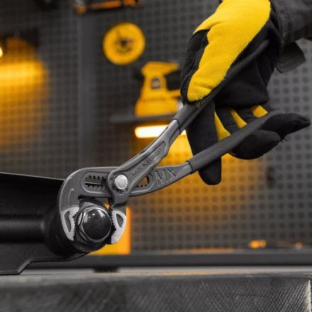 Клещи переставные Denzel 17906, кнопочный механизм, обливные рукоятки, 250 мм купить в Урае