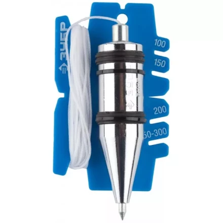 Отвес ЗУБР &quot;ЭКСПЕРТ&quot; строительный со шнуром и безопасным наконечником, 300 г 06347-30_z01 купить в Урае