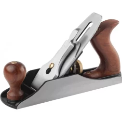 Рубанок KRAFTOOL Premium серии "PRO" металлический, рукоятка – Бубинга, модель "4", 250х50мм, нож 50мм, лезвие 3мм 18527-25