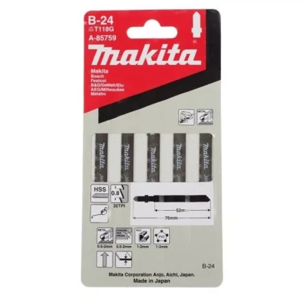 Пилки для лобзика Makita B-24 A-85759 купить в Урае