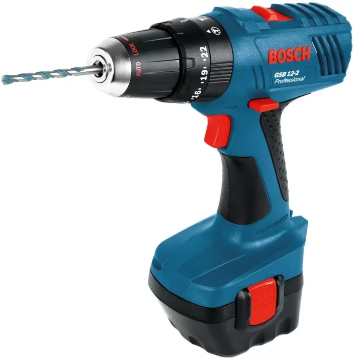 Дрель-шуруповерт аккумуляторная Bosch GSB 12-2 в кейсе (0.601.9А7.500) купить в Урае