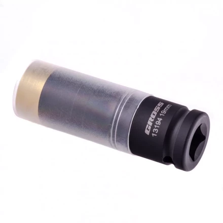 Головка ударная шестигранная для колесных дисков 19 мм 1/2 CrMo Gross 13194 купить в Урае