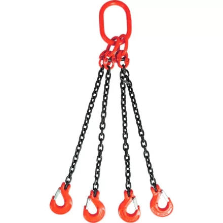 Строп цепной TOR 4СЦ г/п 11,2 т 3,0 м с самозакрывающимися крюками 1018504 купить в Урае