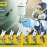 Краскопульт пневматический KRAFTOOL "PRO" Jeta 1000, HVLP, c верхним бачком, 1,3мм 06559-1.3 купить в Урае