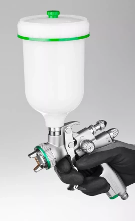 Краскопульт пневматический KRAFTOOL &quot;PRO&quot; Jeta 1000, HVLP, c верхним бачком, 1,3мм 06559-1.3 купить в Урае