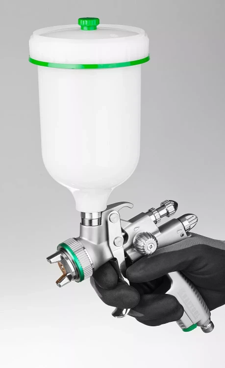 Краскопульт пневматический KRAFTOOL "PRO" Jeta 1000, HVLP, c верхним бачком, 1,3мм 06559-1.3 купить в Урае