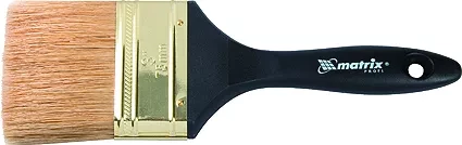 Кисть плоская &quot;Профи&quot; 2&quot; натуральная щетина пластмассовая ручка  MATRIX 83162 купить в Урае