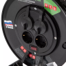 Удлинитель силовой на кабельной катушке, ПВС, 50 м, 4 розетки с крышкой, IP44, 16А, УХз16, Россия Сибртех 96048 купить в Урае