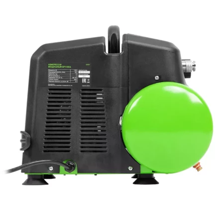 Компрессор воздушный безмаслянный BL 1100/6 1100Вт, ресивер 6 литров, 180 л/мин// Сибртех 58059 купить в Урае