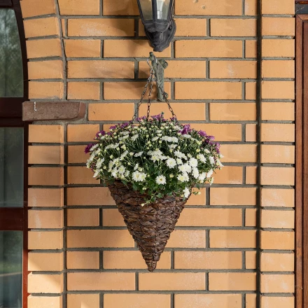 Кашпо подвесное Palisad Гиацинт, конус D 30 см, 69061 купить в Урае