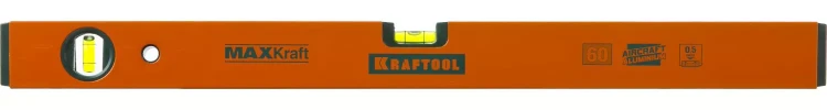 Уровень KRAFTOOL коробчатый усиленный, точность (0,5мм/м), 2 ампулы, 60 см 34577-060 купить в Урае