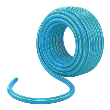 Шланг поливочный армированный Palisad 3 слойный ТЭП 1/2&#039;&#039;, 35 м, лазурный 67107 купить в Урае