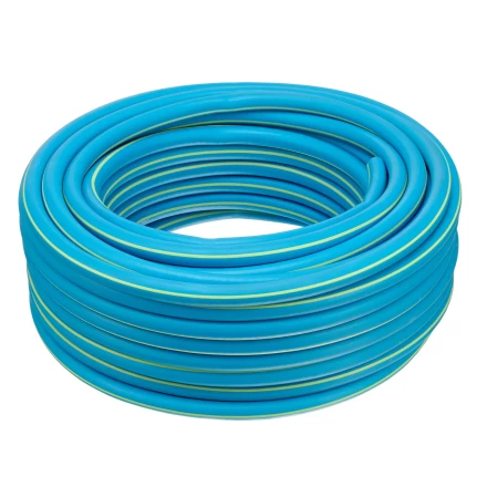 Шланг поливочный армированный Palisad 3 слойный ТЭП 1/2&#039;&#039;, 35 м, лазурный 67107 купить в Урае