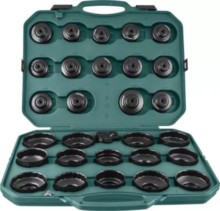 Комплект чашек для съема масляных фильтров 65-120мм  30 предметов  AI050004A Jonnesway 47556 купить в Урае