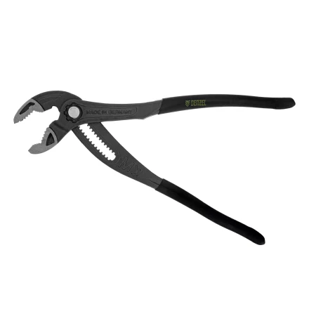 Клещи переставные Denzel 17907, кнопочный механизм, обливные рукоятки, 300 мм купить в Урае
