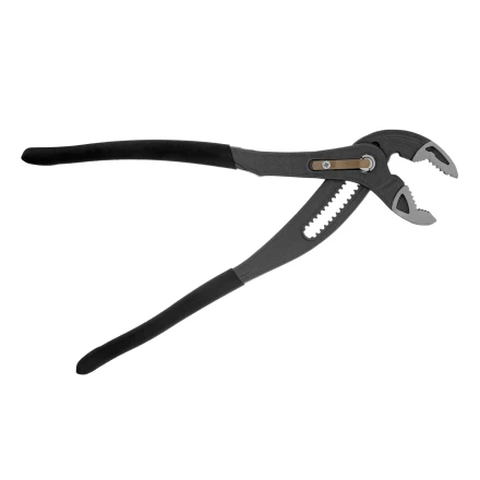 Клещи переставные Denzel 17907, кнопочный механизм, обливные рукоятки, 300 мм купить в Урае