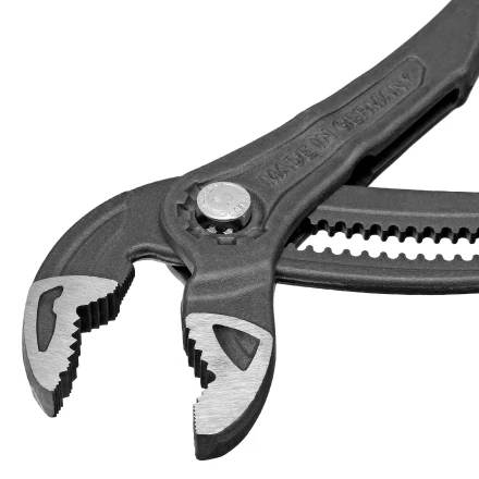 Клещи переставные Denzel 17907, кнопочный механизм, обливные рукоятки, 300 мм купить в Урае