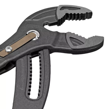 Клещи переставные Denzel 17907, кнопочный механизм, обливные рукоятки, 300 мм купить в Урае