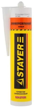 Герметик STAYER &quot;MASTER&quot; универсальный, силиконовый, белый, 260мл 41213-0_z01 купить в Урае