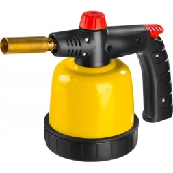 Паяльная лампа газовая STAYER "MASTER", на баллон, с пьезоподжигом, регулировка пламени, 1850С 55590