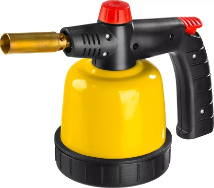 Паяльная лампа газовая STAYER "MASTER", на баллон, с пьезоподжигом, регулировка пламени, 1850С 55590 купить в Урае
