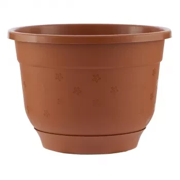 Горшок Флокс с поддоном терракотовый 1,5 л PALISAD 69221 купить в Урае