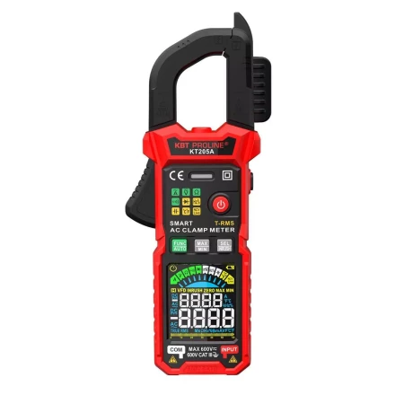 Токоизмерительные клещи КВТ KT 205А с True RMS (90385) купить в Урае