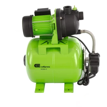 Насосная станция НС850-П, 850 Вт, напор 42 м, 3500 л/ч, ресивер 19 л Сибртех 97248 купить в Урае