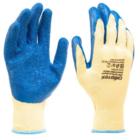 Перчатки трикотажные, полиэфирные, латексное рельефное покрытие, 10// Сибртех 677535 купить в Урае