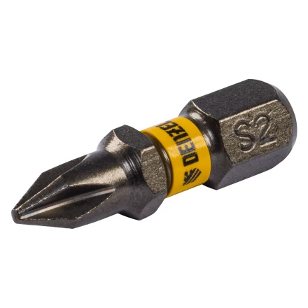 Бита PH1х25, сталь S2, шестигранный профиль, 10 шт. Е 6,3 Denzel 11651 купить в Урае