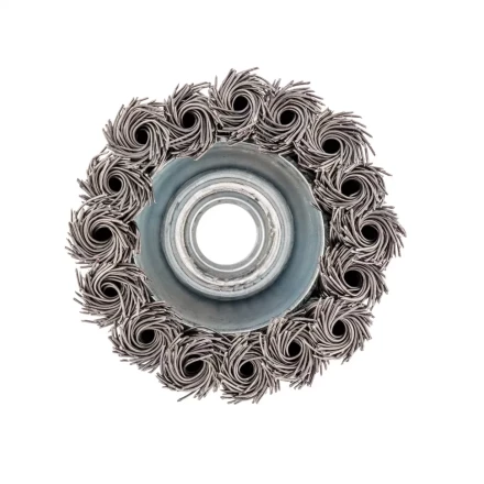 Щетка для УШМ, 65 мм, М14, &quot;чашка&quot;, крученая проволока 0.5 мм Сибртех 746207 купить в Урае