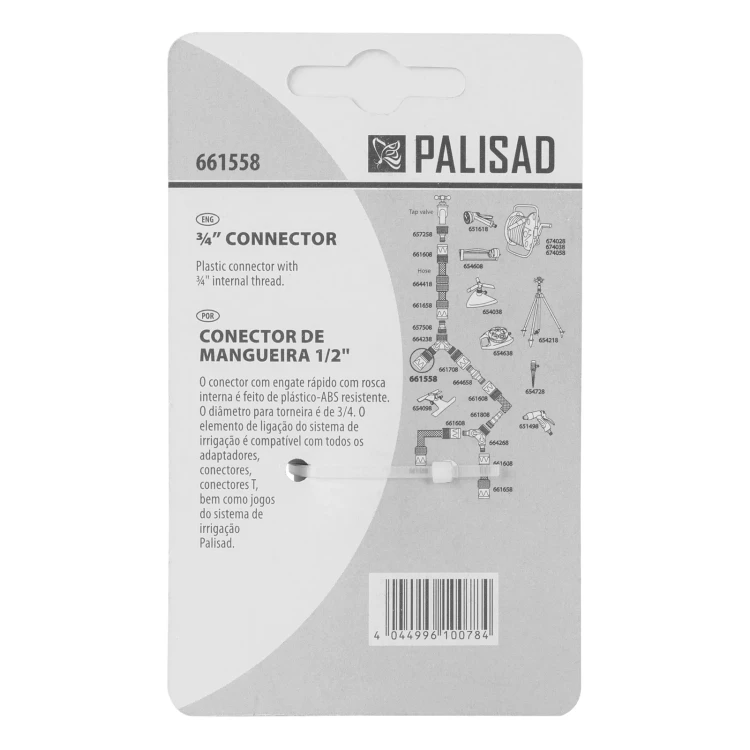 Соединитель пластмассовый быстросъемный, внутренняя резьба 3/4" Palisad 661558 купить в Урае