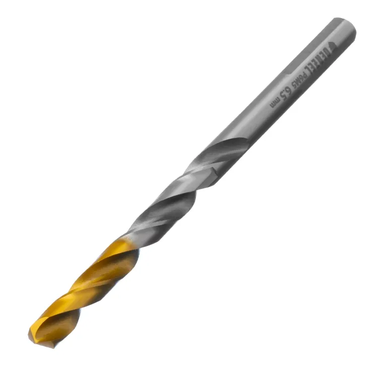 Сверло спиральное по металлу Denzel  6,5 x 100 мм, Р6М5, Golden Tip 718236 купить в Урае