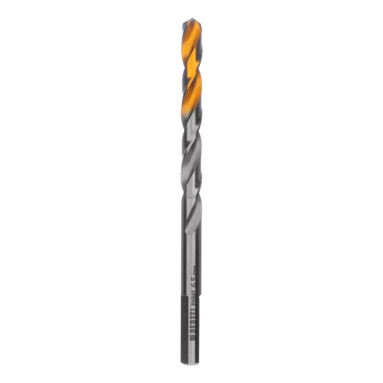 Сверло спиральное по металлу Denzel  6,5 x 100 мм, Р6М5, Golden Tip 718236 купить в Урае
