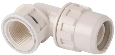 Муфта ЗУБР &quot;ШиреФит&quot; соединительная угловая 90°, &quot;штуцер с гайкой - внутренняя резьба&quot;, 20мм-3/4&quot; 51466-20-3/4 купить в Урае