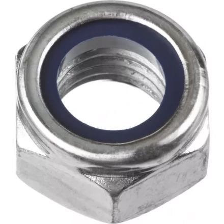 Гайка ЗУБР &quot;МАСТЕР&quot; DIN 985 самостопорящаяся, с нейлоновым кольцом, класс прочности 8, оцинкованная, M20, 5кг 303580-20 купить в Урае