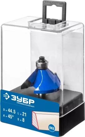 Фреза кромочная калевочная(фасочная) №9 с подшипником 127мм серия ПРОФЕССИОНАЛ купить в Урае