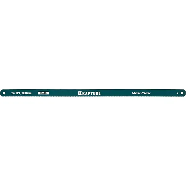 Полотно гибкое Max Flex, KRAFTOOL 15941-24-S2, безопасное, с волнообразной разводкой, 24 TPI, 2шт, 300мм 15941-24-S2 купить в Урае